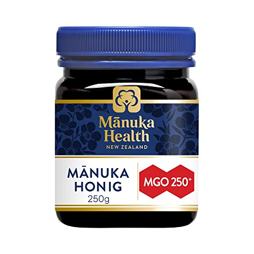 Manuka Health - Manuka Honig MGO 250+ (250 g) - 100% Pur aus Neuseeland mit zertifiziertem Methylglyoxal Gehalt (1er Pack)